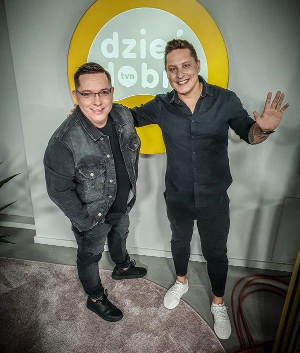 Robert Sadowski i Antek Smykiewicz w DD TVN